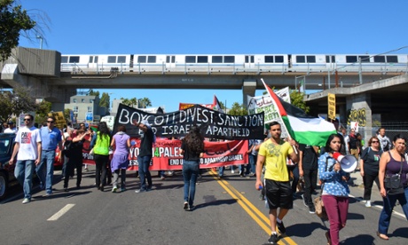 Marchers attempt to block boat at Port of Oakland to protest Gaza war